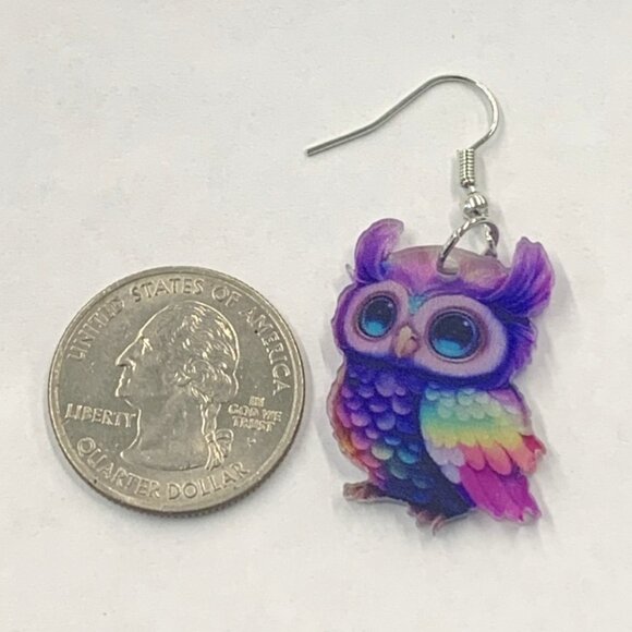 Owl Earring, Teacher Earring, Educator Earring, Gift Idea, Teacher Appre… - Picture 5 of 6